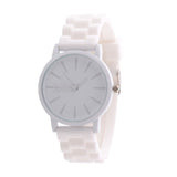 Women Men Sports Jelly Gel Analog Quartz Wrist Watch