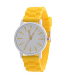 Women Men Sports Jelly Gel Analog Quartz Wrist Watch