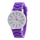 Women Men Sports Jelly Gel Analog Quartz Wrist Watch