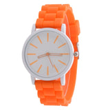 Women Men Sports Jelly Gel Analog Quartz Wrist Watch