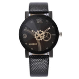 Retro Design Leather Strap Business Wrist Watch Men