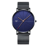 Top Luxury Brand Stainless steel Mesh Watch For Men