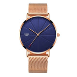 Top Luxury Brand Stainless steel Mesh Watch For Men