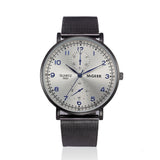 Mens Metal Mesh Band Watch