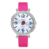 Cute Pretty strawberry Crystal style Children Watch