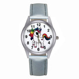 Cartoon Cute Unicorn horse style Children Watch