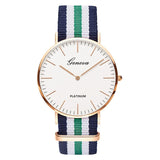 Hot Sale Nylon strap Style Quartz Women