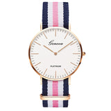 Hot Sale Nylon strap Style Quartz Women