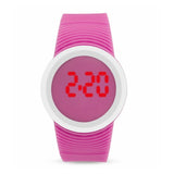 Fashion Woman Technological Sense LED Touch Screen Digital Watch