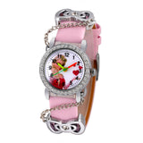 Cute Pretty princess Anna Elsa Crystal Chain style Children Watch