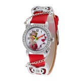 Cute Pretty princess Anna Elsa Crystal Chain style Children Watch