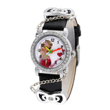 Cute Pretty princess Anna Elsa Crystal Chain style Children Watch