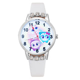 Cartoon Cute pretty girl Crystal style Children Watch