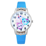 Cartoon Cute pretty girl Crystal style Children Watch