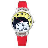 Cartoon pretty Boy doraemon Crystal style Children Watch